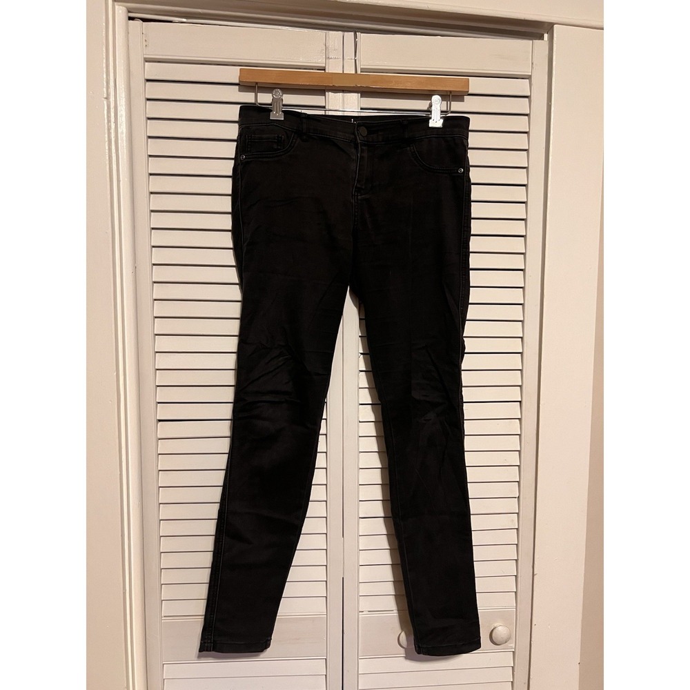 NEW YORK & COMPANY Women's Size 6 Pants Skinny Stretch Pants Black Jeggings